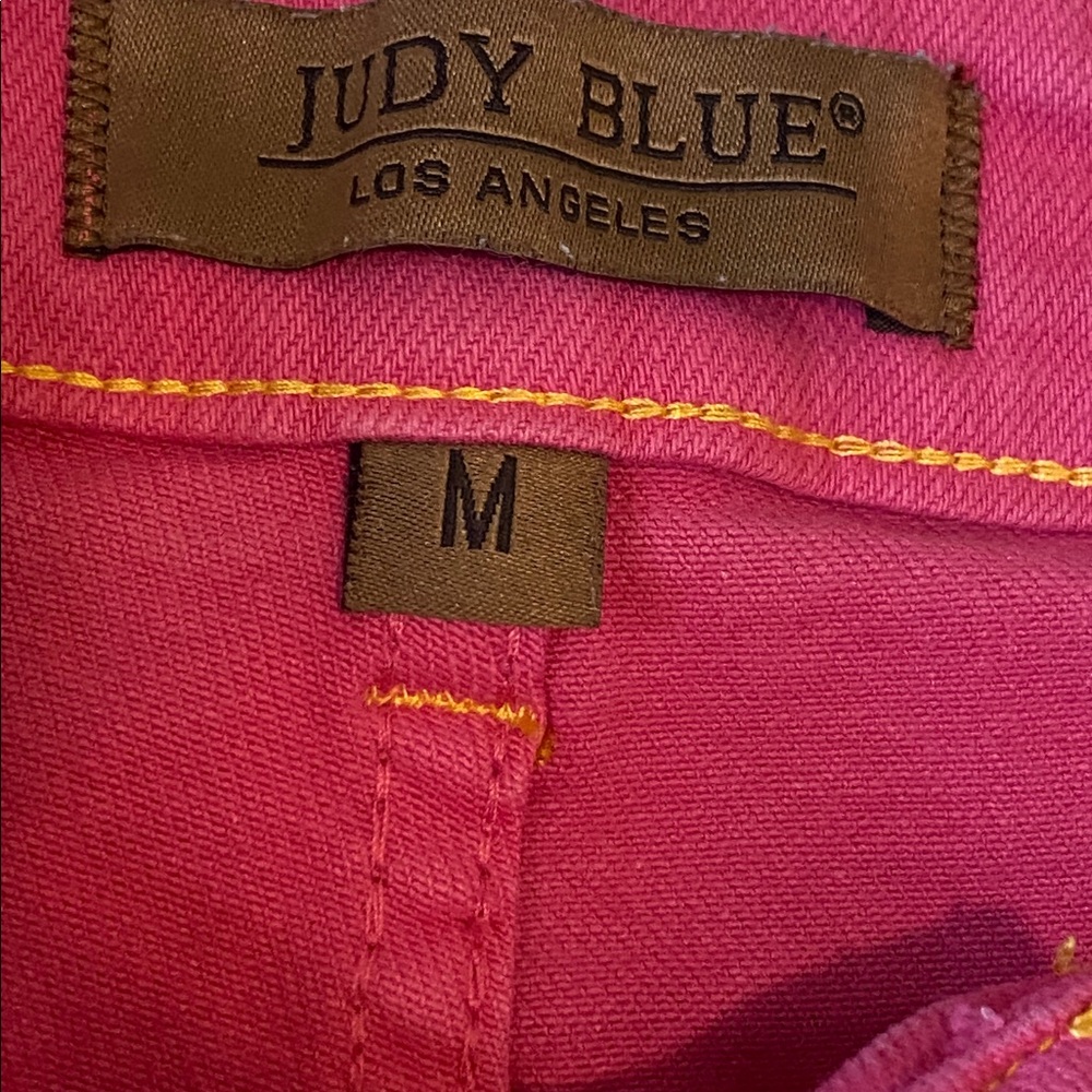 Judy Blue Aurora Pink High Waist Shorts - Picture 6 of 10